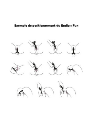 Vibromasseur et stimulateur noir homme et femme Endless Fun Satisfyer - CC597765